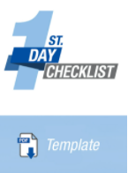 First Day Checklist