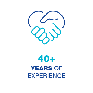 40+ years of experience