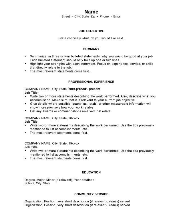 uk resume format free download   45
