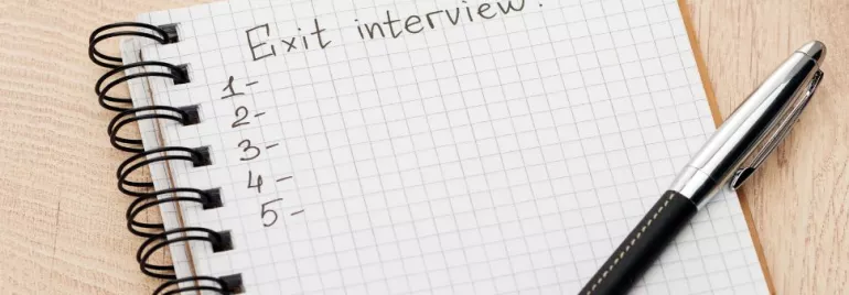 Exit interview questions image